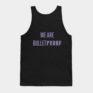 We are bulletproof BTS purple Morcaworks Tank Top